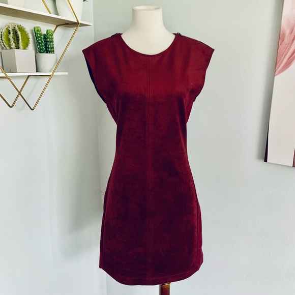 NWT! BCBGMaxAzria • Karlee Mini Dress • Faux Suede Dress • XS • Retail $178 - Picture 10 of 15